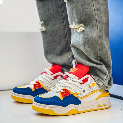 Pánské robustní tenisky s mohutnou podrážkou – moderní každodenní obuv ke streetwearu, pro volný čas a v elegantně ležérním stylu