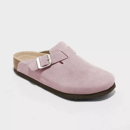Dame Clog-Slippers med Spænde – Polstret Fodseng og Casual Slip-On Sandaler