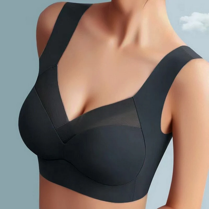 Dame Sømløs Støtte-bh Med Glat Design – Elegant Basis-bh Til Hverdagsbrug, Afslapning Og Loungewear