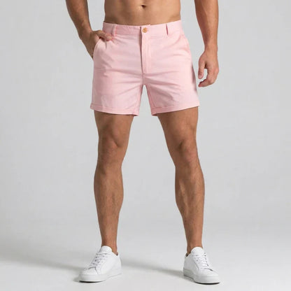 Herre Slim Fit Chinoshorts Med Skræddersyet Talje