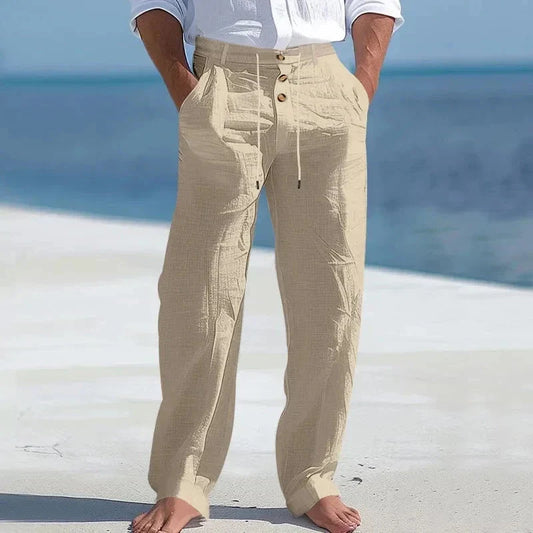Men's Linen Trousers – Relaxed Summer Pants for the Beach and Holidays
