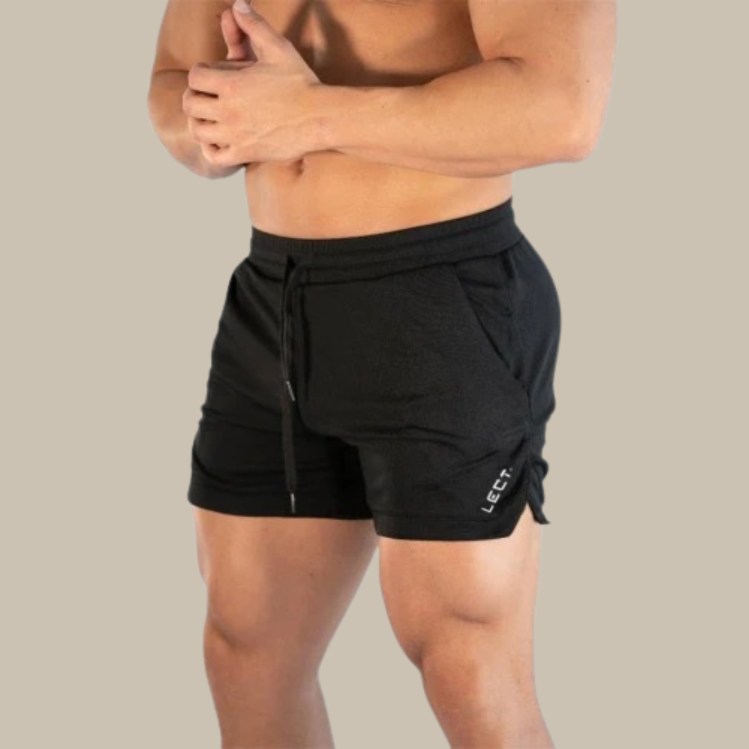 Herre Badeshorts Med Snøre Og Kort Ben – Sporty Badebukser Til Strand, Pool, Svømning Og Sommerens Fritidsaktiviteter