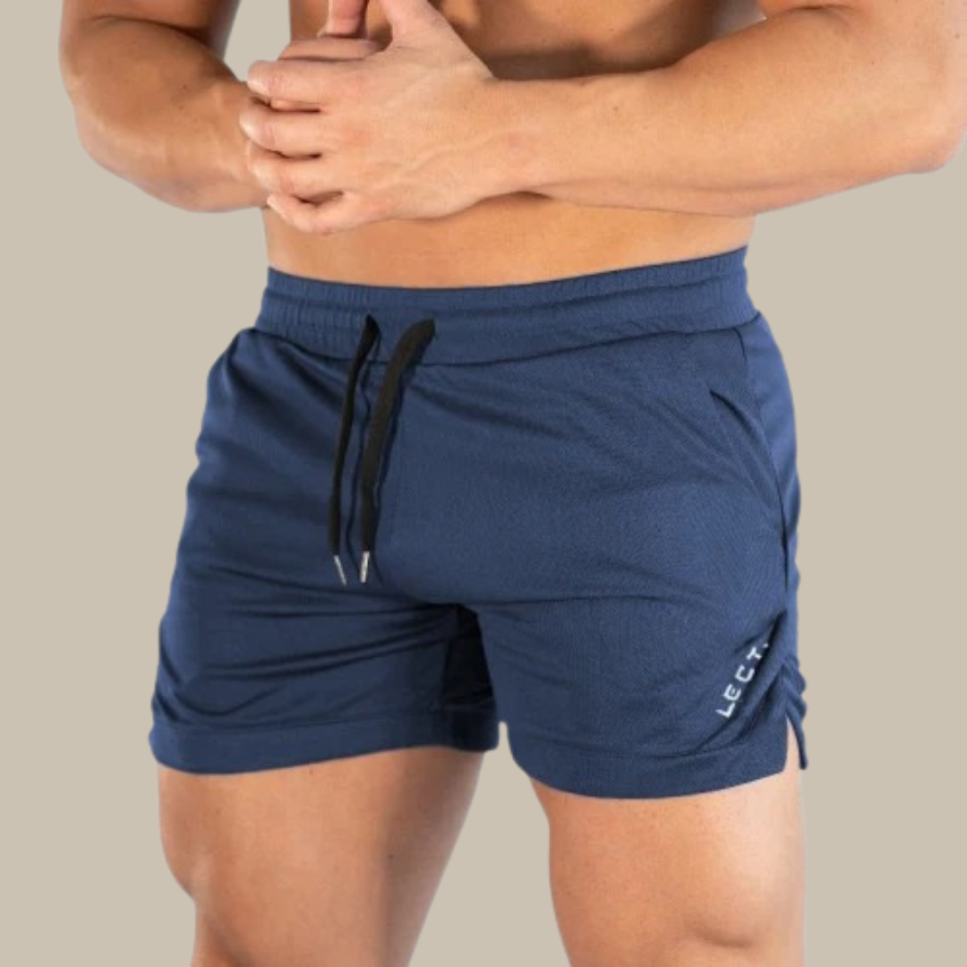Herre Badeshorts Med Snøre Og Kort Ben – Sporty Badebukser Til Strand, Pool, Svømning Og Sommerens Fritidsaktiviteter