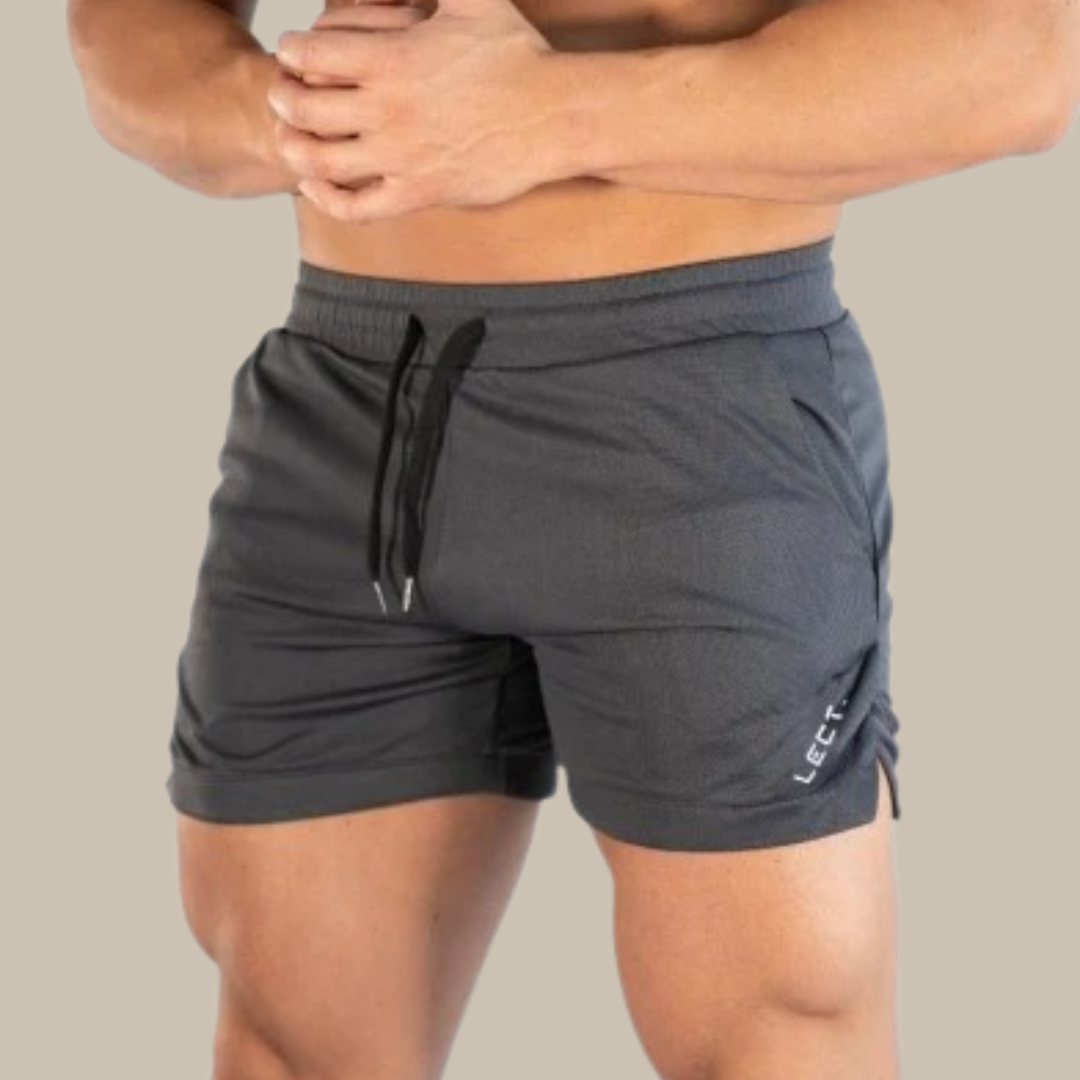 Herre Badeshorts Med Snøre Og Kort Ben – Sporty Badebukser Til Strand, Pool, Svømning Og Sommerens Fritidsaktiviteter
