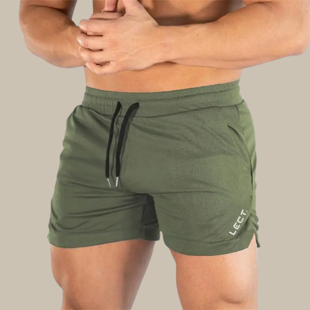 Herre Badeshorts Med Snøre Og Kort Ben – Sporty Badebukser Til Strand, Pool, Svømning Og Sommerens Fritidsaktiviteter