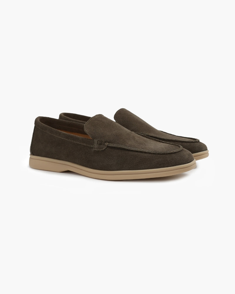 Herre Ruskindsinspirerede Slip-On Loafers Til Hverdagsbrug