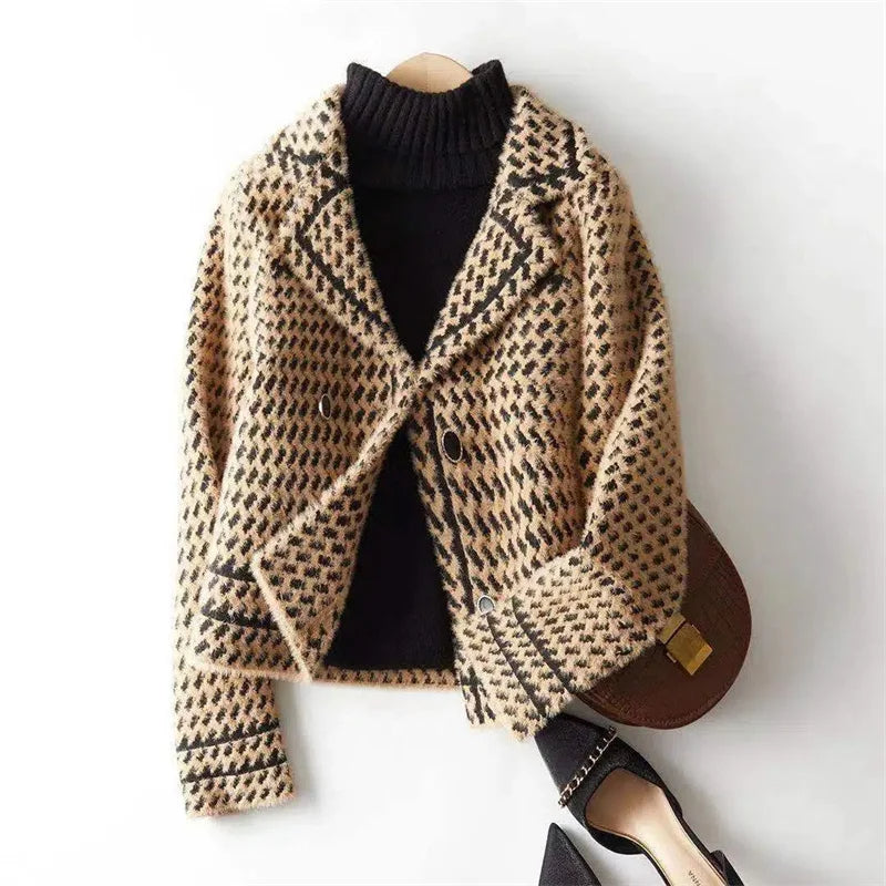 Chaqueta de entretiempo para mujer con corte entallado - Chaqueta elegante y femenina para el tiempo cambiante de primavera y otoño